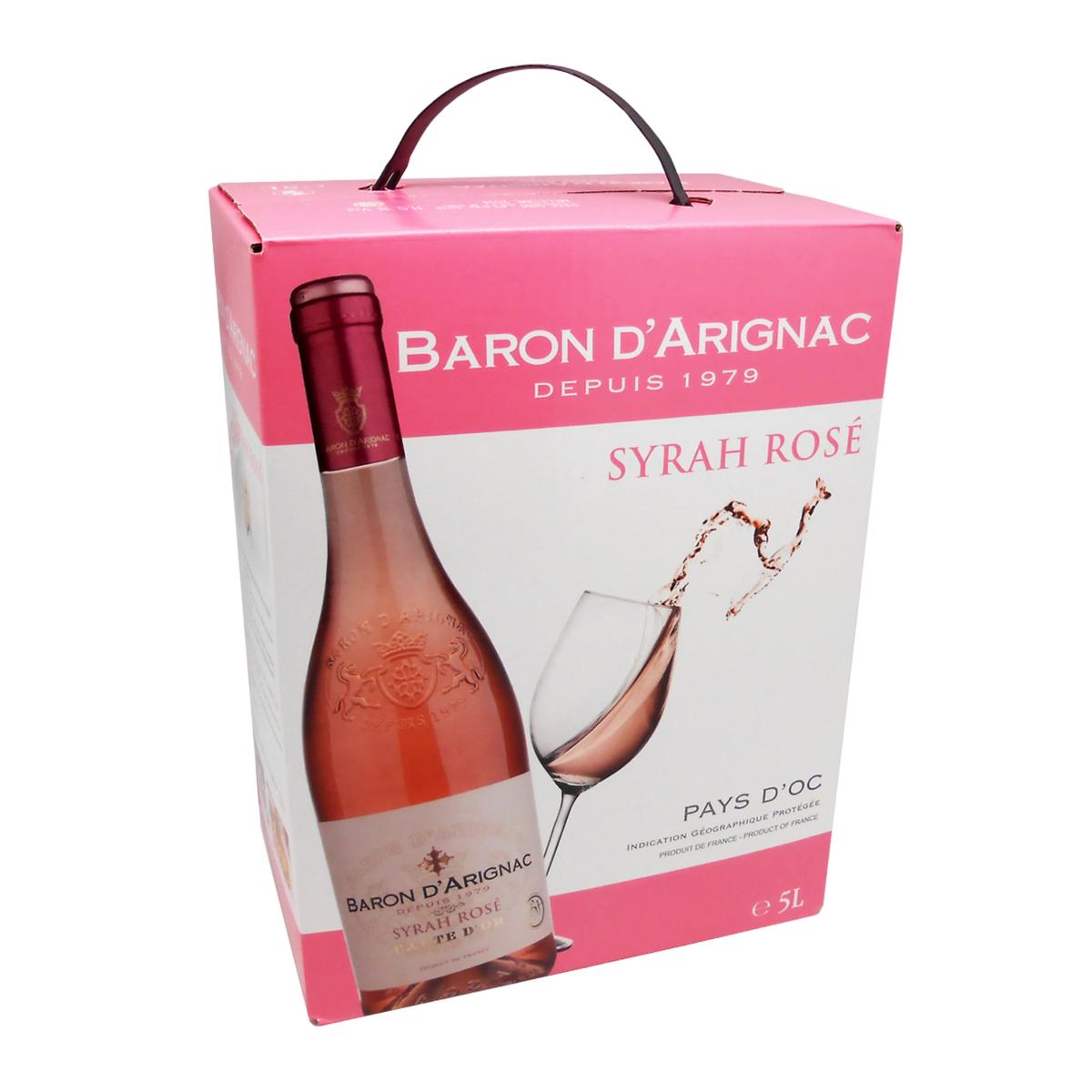 Baron D'Arignac Rosé Cubi 5L