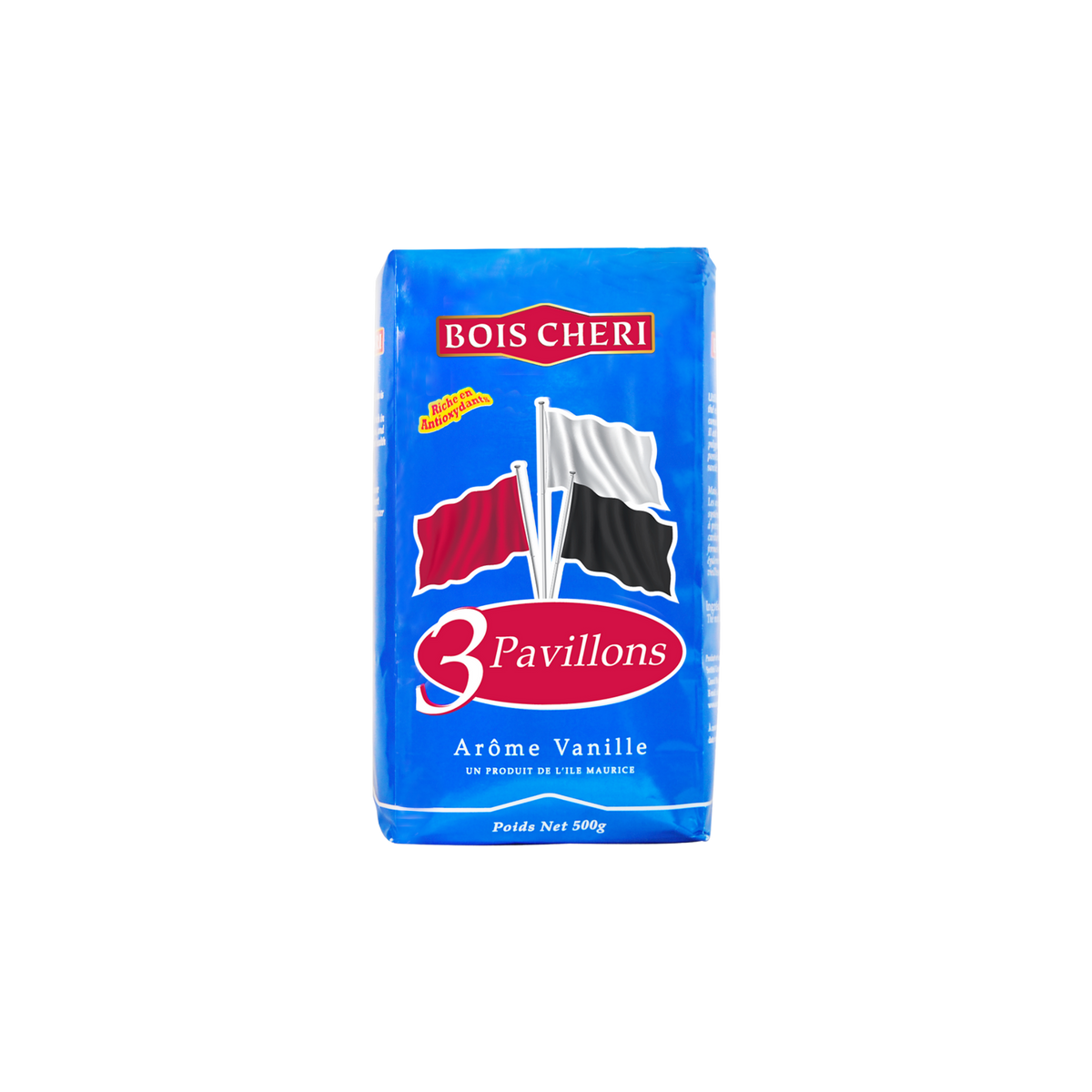 Thé Boîte 500gr Trois Pavillons Vrac Bois Cheri