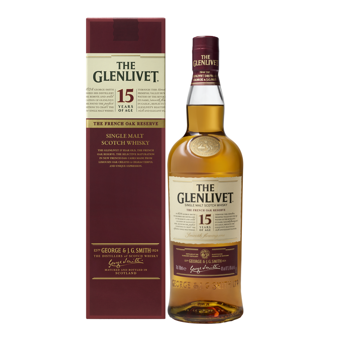 The Glenlivet 15 Ans 70cl + Etui