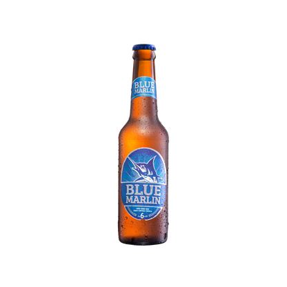 Blue Marlin Bouteille Verre 33cl x 6