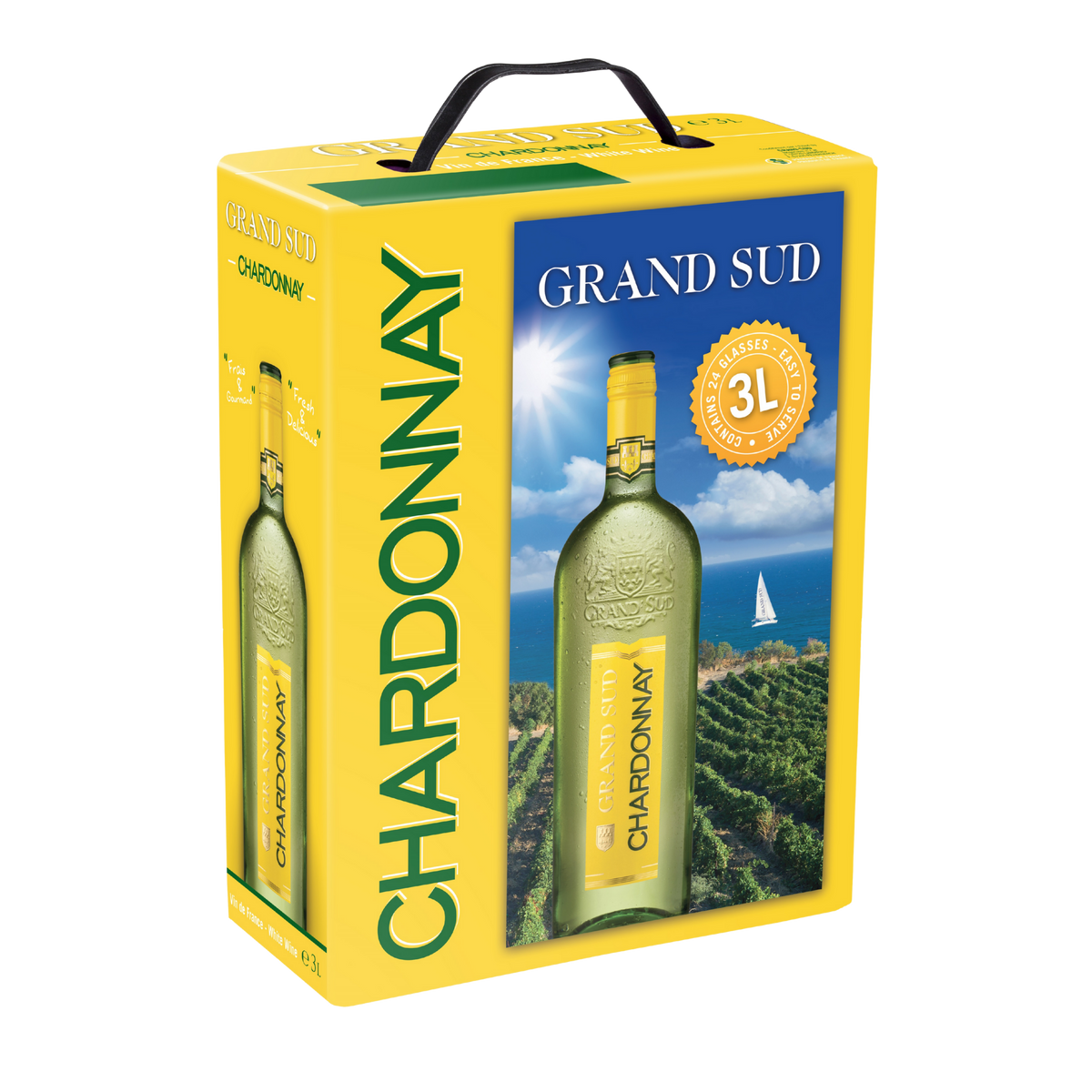 Grand Sud Blanc Chardonnay Cubi 3L