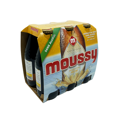 Moussy Pêche Bouteille Verre 33cl x 6