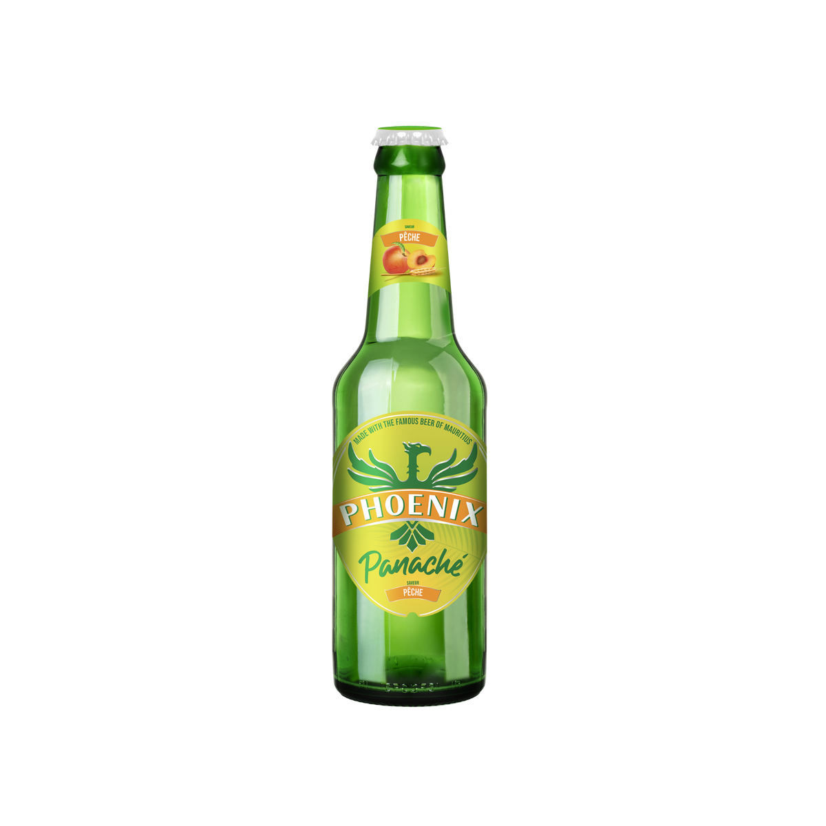 Panaché Pêche Bouteille Verre 33cl x 6