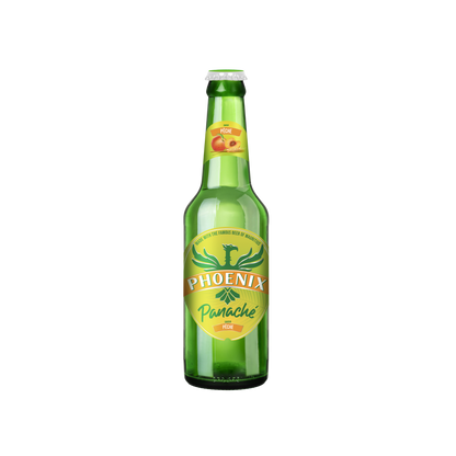 Panaché Pêche Bouteille Verre 33cl x 6